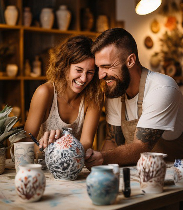 pottery painting for couples
