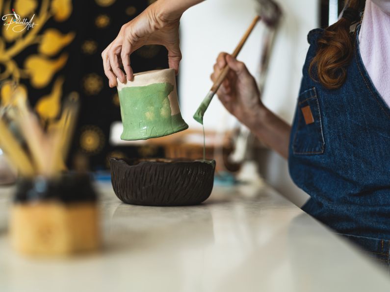 How to Master the Basics of Brush Strokes in Pottery Painting